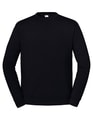 Heren Sweater Fruit of the Loom Iconic set-in Zwart